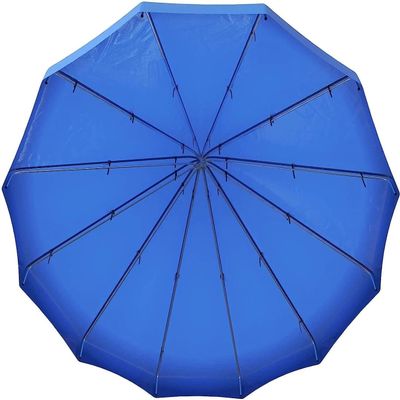 AMeLL Outdoor Trampoline Tent Shade, Backyard Round Trampoline Canopy with Frame, Canopy Cover for Sun and Rain and Snow. (Color : Blue, Size : 10FT)