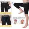 Dizoboee Youth Boys Compression Pants One Leg 3/4 Athletic Leggings for Sports Kids Basketball Tights 2 Pack, Black/Black (Left Short) XL view 4