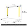 Morimoe Adjustable Height Hurdle, Detachable Track and Field Equipment for Speed & Agility Training (1) view 2