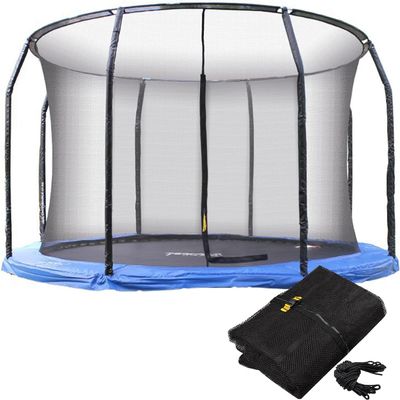 10/12/14Ft Replacement Safety Enclosure Net Netting for Most Outdoor Garden Trampoline(Net Only, Poles Not Included) (Size : 14FT)