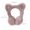 Ckuakiwu Ear Muffs Kids,Baby Ear Muffs Cute Cat Winter Ear Muffs For Toddler Aged 2-6 Elastic And Adjustable Earmuff Ear Warmers Black view 3