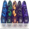 Yarsanor 100 Piece Poker Set Casino Chips Monte Carlo, Clay Acrylic Suit 14 Gram Texas Holdem Blackjack Poker Chips with Values 1-10000 Selectable (Color : F) view 1