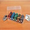 Yarsanor 100 Piece Poker Set Casino Chips Monte Carlo, Clay Acrylic Suit 14 Gram Texas Holdem Blackjack Poker Chips with Values 1-10000 Selectable (Color : D) view 4