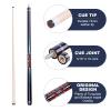 AB Earth 36/42/48 Canadian Maple Billiard Short Pool Cues for Tight Places (36") view 3