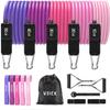VEICK Resistance Bands, Exercise Bands, Workout Bands, Resistance Bands for Working Out with Handles for Men and Women, Exercising Bands for Fitness Weights Work Out at Home view 1