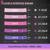 VEICK Resistance Bands, Exercise Bands, Workout Bands, Resistance Bands for Working Out with Handles for Men and Women, Exercising Bands for Fitness Weights Work Out at Home view 4