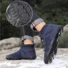 Hike Barefoot Footwear Womens Men, Non-Slip Winter Shoe with Wide Toe Box Waterproof Boots (Blue, Adult, Women, 12, Numeric, US Footwear Size System, Medium) view 4