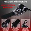 TECEUM Weightlifting Wrist Wraps with Thumb Loop  Black Camo  Beast Mode  18 inch  Heavy-Duty Workout Wrist Support & Protection  Ideal for Powerlifting, Strength Training, Bodybuilding view 3