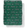 Castleton University Blanket, 60"x80" Logo Pattern, Silky Touch Sherpa Back Super Soft Throw Blanket view 1