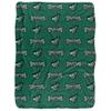 Castleton University Blanket, 60"x80" Logo Pattern, Silky Touch Sherpa Back Super Soft Throw Blanket view 2