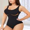DOPI Figure with Women's Bodysuit Full Body Shapewear Tummy Control & Corset Slimming Waist Reduction (black, L) view 2