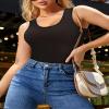 DOPI Figure with Women's Bodysuit Full Body Shapewear Tummy Control & Corset Slimming Waist Reduction (black, L) view 4