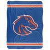 Boise State University Blanket, 60"x80" Primary Logo, Silky Touch Sherpa Back Super Soft Throw Blanket view 2