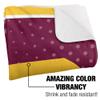Central Michigan University Blanket, 60"x80" Logo Dots Silky Touch Sherpa Back Super Soft Throw Blanket view 3
