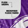 Ashland University Blanket, 60"x80" Logo Dots Silky Touch Sherpa Back Super Soft Throw Blanket view 4