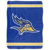 California State University Bakersfield Blanket, 60"x80" Primary Logo Stripes Silky Touch Sherpa Back Super Soft Throw Blanket view 2