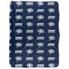 University of New Hampshire Blanket, 60"x80" Logo Pattern Silky Touch Sherpa Back Super Soft Throw Blanket view 2