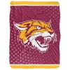 Bethune-Cookman University Blanket, 60"x80" Logo Dots Silky Touch Sherpa Back Super Soft Throw Blanket view 2