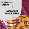 Bethune-Cookman University Blanket, 60"x80" Logo Dots Silky Touch Sherpa Back Super Soft Throw Blanket view 4