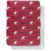 American University Blanket, 60"x80" Logo Pattern Silky Touch Sherpa Back Super Soft Throw Blanket view 1