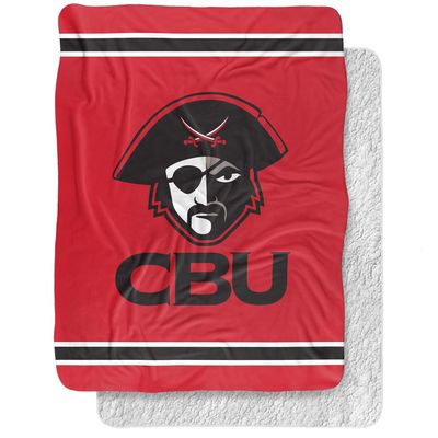 Christian Brothers University Blanket, 60"x80" Primary Logo Silky Touch Sherpa Back Super Soft Throw Blanket