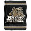 Bryant University Blanket, 60"x80" Primary Logo Stripes Silky Touch Sherpa Back Super Soft Throw Blanket view 2