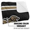 Bryant University Blanket, 60"x80" Primary Logo Stripes Silky Touch Sherpa Back Super Soft Throw Blanket view 3