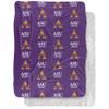 Alcorn State University Blanket, 60"x80" Logo Pattern Silky Touch Sherpa Back Super Soft Throw Blanket view 1