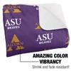 Alcorn State University Blanket, 60"x80" Logo Pattern Silky Touch Sherpa Back Super Soft Throw Blanket view 3