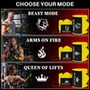 TECEUM Weightlifting Wrist Wraps with Thumb Loop  Yellow  Queen of Lifts  18 inch  Heavy-Duty Workout Wrist Support & Protection  Ideal for Powerlifting, Strength Training, Bodybuilding view 4
