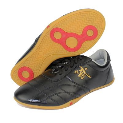 Martial Arts Sneakers, Unisex Taekwondo Shoes, Tai Chi Sport Gym Shoes, Unisex, Breathable And Lightweight, Anti-Resistant Rubber Sole, For Gymnastics Taichi Boxing Karate Kung Fu(Size:39EU,Color:BLAC