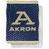 University of Akron Blanket, 60"x80" Logo Dots Silky Touch Sherpa Back Super Soft Throw Blanket view 1