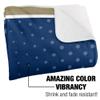 University of Akron Blanket, 60"x80" Logo Dots Silky Touch Sherpa Back Super Soft Throw Blanket view 3