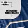 University of Akron Blanket, 60"x80" Logo Dots Silky Touch Sherpa Back Super Soft Throw Blanket view 4