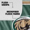 Bemidji State University Blanket, 60"x80" Primary Logo, Silky Touch Sherpa Back Super Soft Throw Blanket view 4