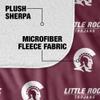University of Arkansas at Little Rock Blanket, 60"x80" Logo Pattern Silky Touch Sherpa Back Super Soft Throw Blanket view 4