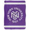 New York University Blanket, 60"x80" Primary Logo, Silky Touch Sherpa Back Super Soft Throw Blanket view 2