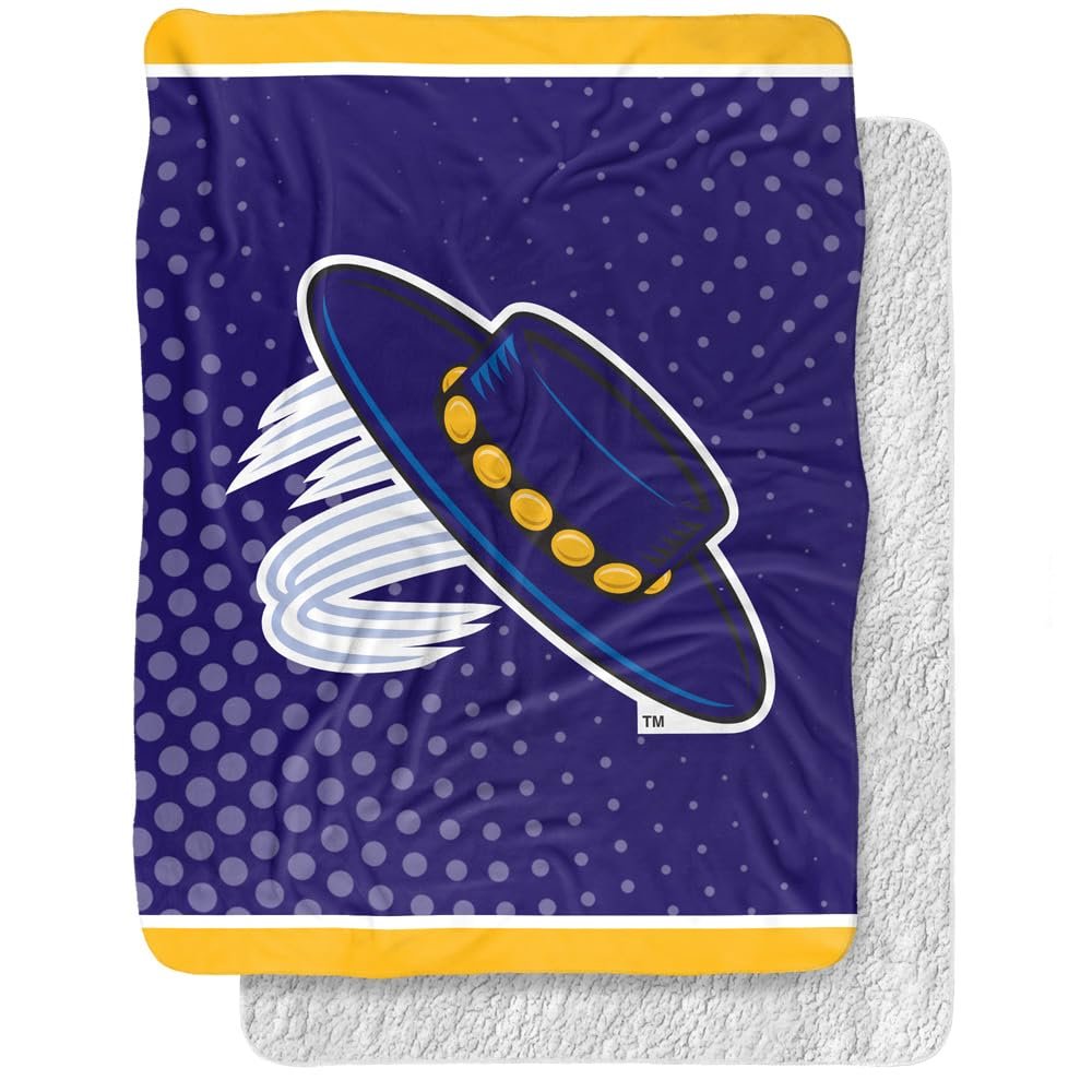 University of California, Santa Barbara Blanket, 60"x80" Logo Dots, Silky Touch Sherpa Back Super Soft Throw Blanket