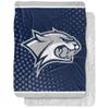 University of New Hampshire Blanket, 60"x80" Logo Dots Silky Touch Sherpa Back Super Soft Throw Blanket view 1