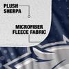University of New Hampshire Blanket, 60"x80" Logo Dots Silky Touch Sherpa Back Super Soft Throw Blanket view 4