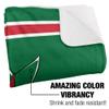 Mississippi Valley State University Delta Devils Primary Logo, 60"x80" Silky Touch Sherpa Back Super Soft Throw Blanket view 3