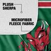 Mississippi Valley State University Delta Devils Primary Logo, 60"x80" Silky Touch Sherpa Back Super Soft Throw Blanket view 4
