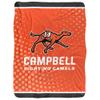 Campbell University Blanket, 60"x80" Logo Dots, Silky Touch Sherpa Back Super Soft Throw Blanket view 2