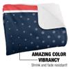 Shippensburg University Blanket, 60"x80" Logo Dots, Silky Touch Sherpa Back Super Soft Throw Blanket view 3