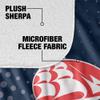 Shippensburg University Blanket, 60"x80" Logo Dots, Silky Touch Sherpa Back Super Soft Throw Blanket view 4