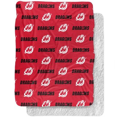 Minnesota State University Moorhead Blanket, 60"x80" Logo Pattern Silky Touch Sherpa Back Super Soft Throw Blanket