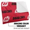 Minnesota State University Moorhead Blanket, 60"x80" Logo Pattern Silky Touch Sherpa Back Super Soft Throw Blanket view 3