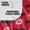 Minnesota State University Moorhead Blanket, 60"x80" Logo Pattern Silky Touch Sherpa Back Super Soft Throw Blanket view 4