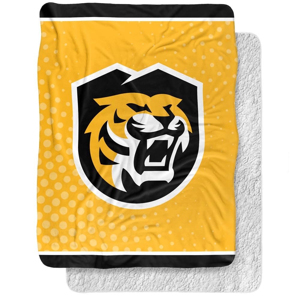 Colorado College Blanket, 60"x80" Logo Dots Silky Touch Sherpa Back Super Soft Throw Blanket