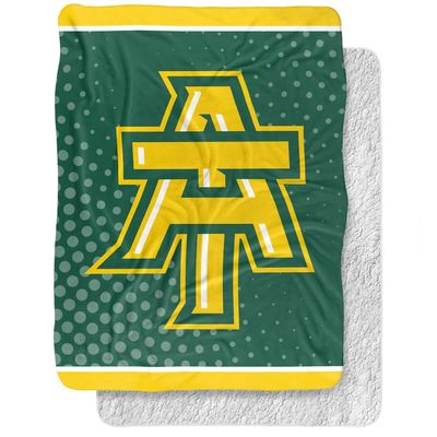 Arkansas Tech University Blanket, 60"x80" Logo Dots Silky Touch Sherpa Back Super Soft Throw Blanket